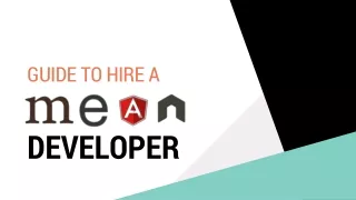 How to Hire MEAN Stack Developer