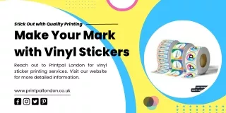 Stick out With Quality Printing  Make Your Mark with Vinyl Stickers.