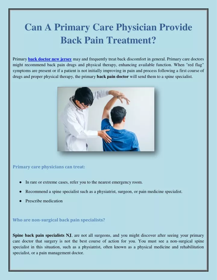 ppt-can-a-primary-care-physician-provide-back-pain-treatment