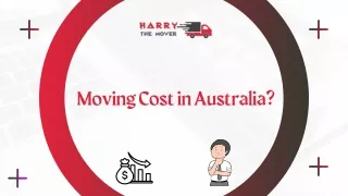 Moving Cost in Australia