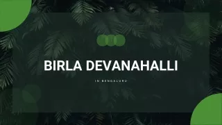 birla devanahalli