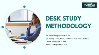 Desk Study Methodology