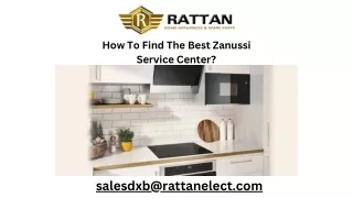 the best zanussi center
