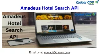 Amadeus Hotel Search API