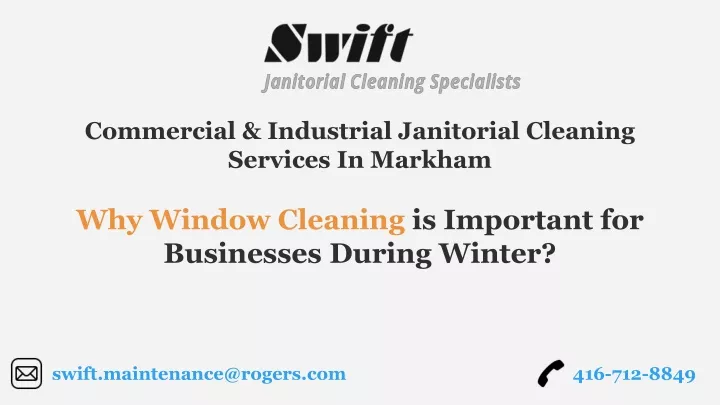 commercial industrial janitorial cleaning