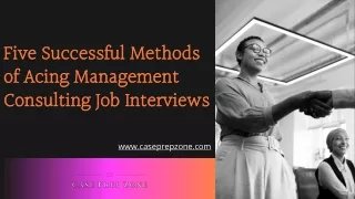 Tips to Help You Prepare for Your Management Consulting Job Interview