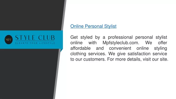 online personal stylist get styled