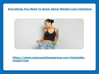 Everything You Need To Know About Weight Loss Injections