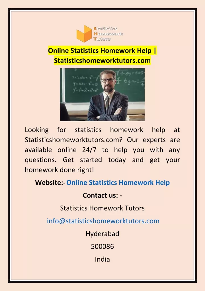 online statistics homework help