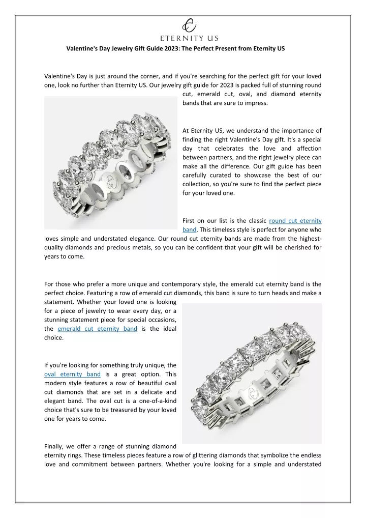 PPT - Valentine's Day Jewelry Gift Guide 2023 The Perfect Present