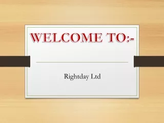 welcome to