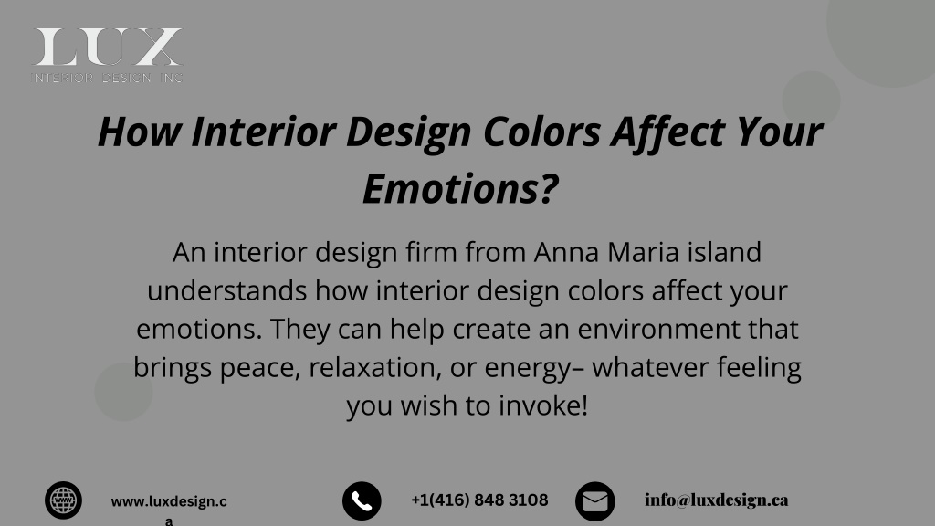 PPT - How Interior Design Colors Affect Your Emotions PowerPoint ...