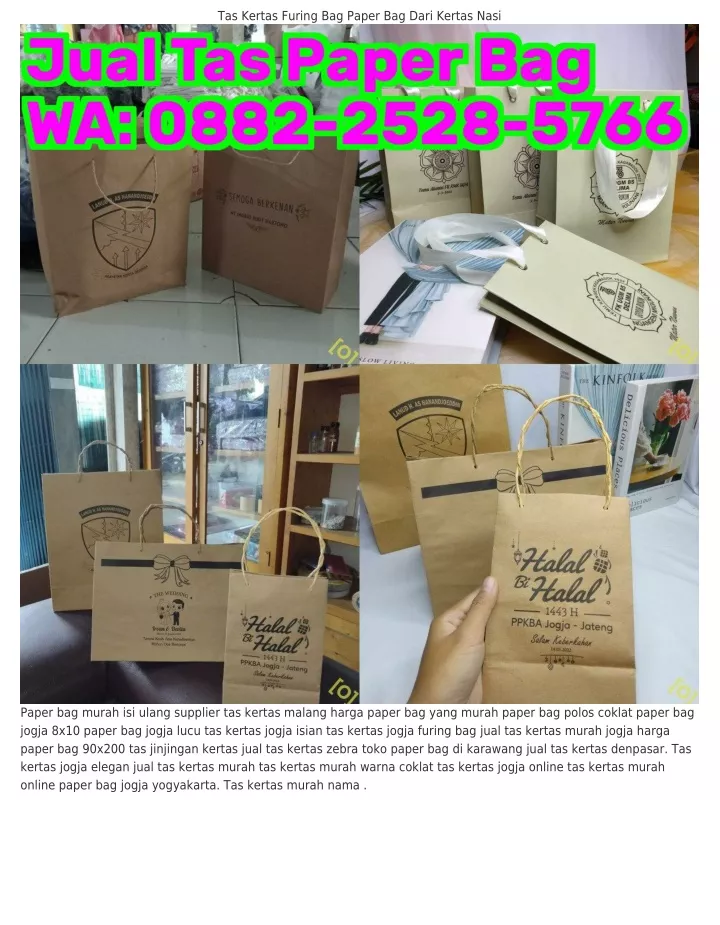 Ppt Wa Desain Tas Kertas Paper Bag Jogja Art Powerpoint Presentation Id