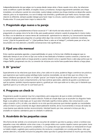Formas de fortalecer tu relación