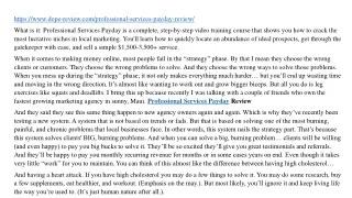 https www dope review com professional services