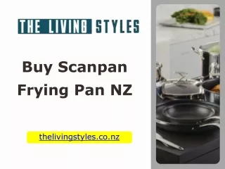 Buy Scanpan Frying Pan NZ