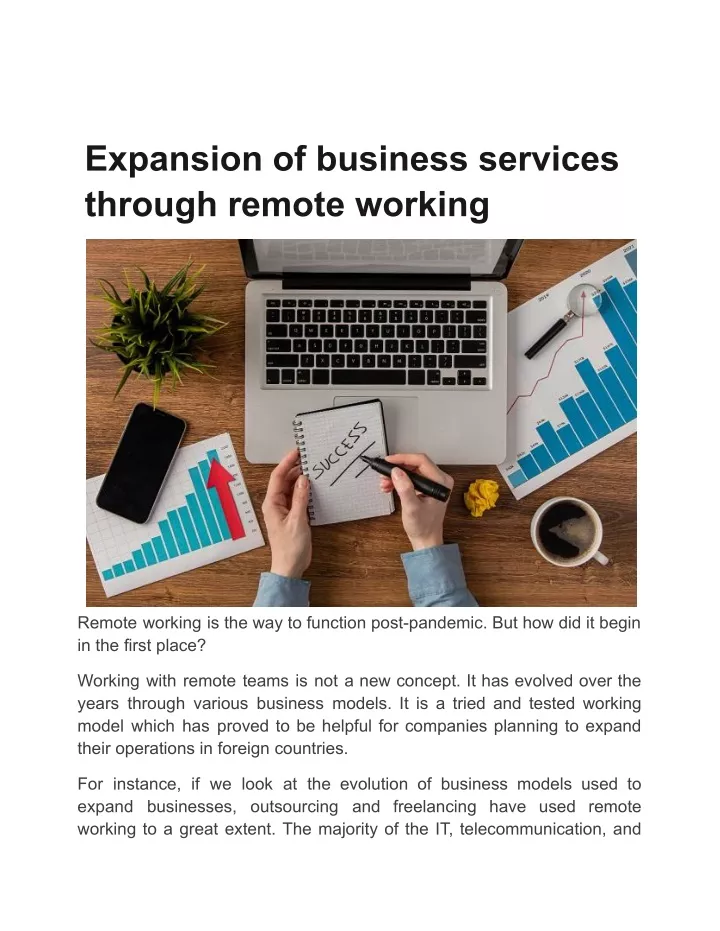 expansion of business services through remote