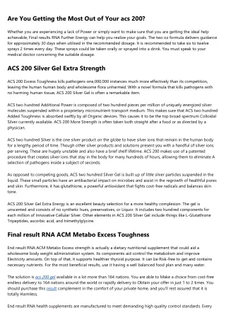 10 Signs You Should Invest in acs 200 gel