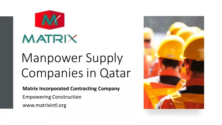 manpower supply companies in qatar