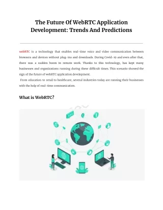 The Future Of WebRTC Application Development_ Trends And Predictions