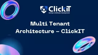 Multi Tenant Architecture - ClickIT