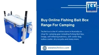 Buy Online Fishing Bait Box Range For Camping