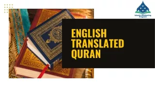 English Translated Quran