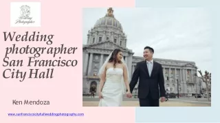 Wedding Photographer in San Francisco City Hall