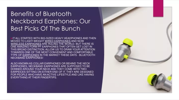 benefits of bluetooth neckband earphones our best