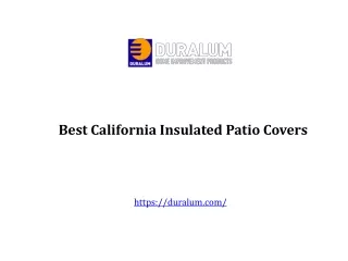 Best California Insulated Patio Covers