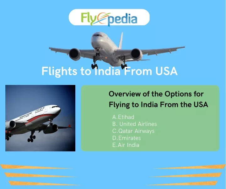 flights to india from usa