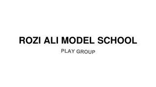 ROZI ALI MODEL HIGH SCHOOL