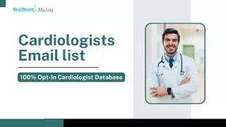 cardiologists email list