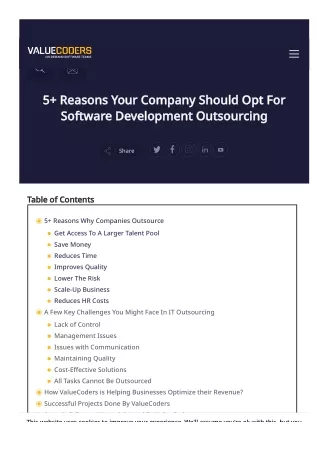 5  Reasons Your Company Should Opt For Software Development Outsourcing