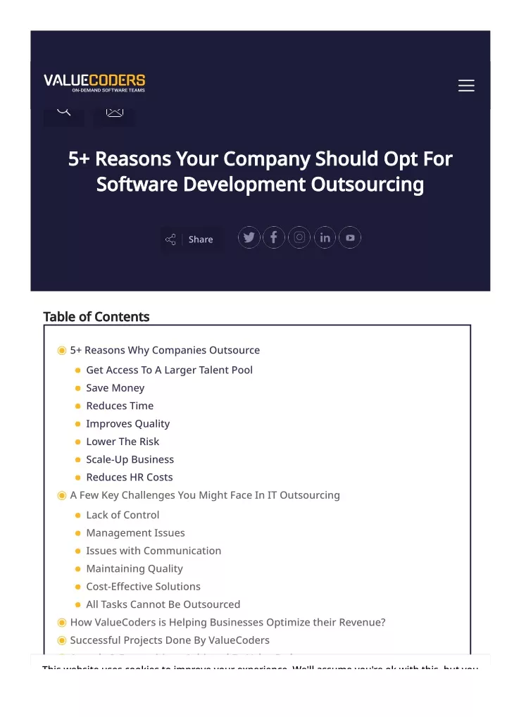 5 reasons your company should opt for 5 reasons