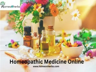 Homeopathic Medicine Online| Homeonherbs