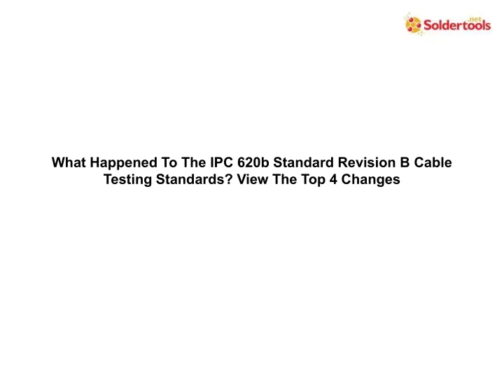 what happened to the ipc 620b standard revision