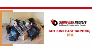Hire Same Day haulers if you’ve got junk in Taunton, MA