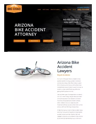 Arizona Bike Accident Lawyer | Bicycle Injury Attorney AZ