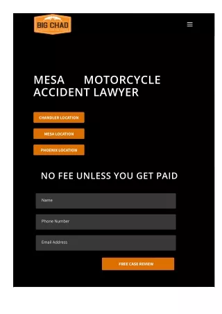 Mesa Motorcycle Accident Lawyers | Lawyers in Mesa AZ