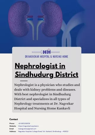 Nephrologist in Sindhudurg District