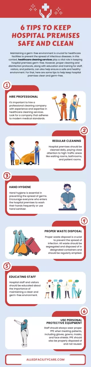 6 Tips to Keep Hospital Premises Safe and Clean