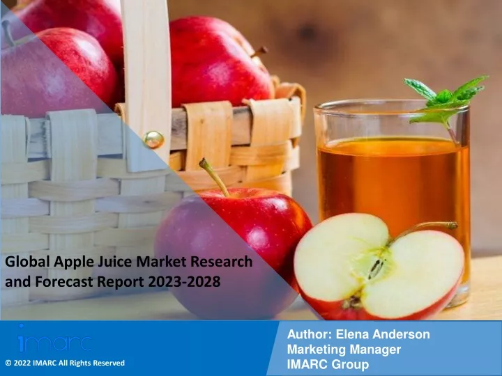 global apple juice market research and forecast