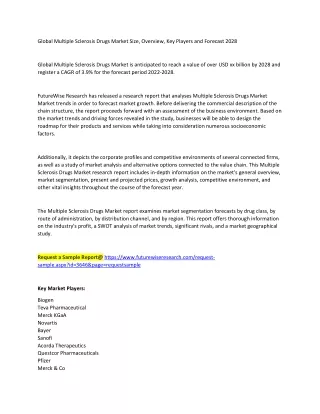 global multiple sclerosis drugs market size