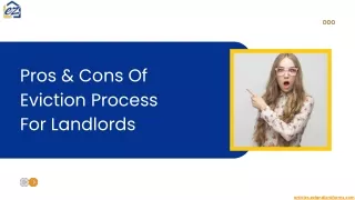 pros cons of eviction process for landlords