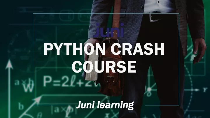 python crash course