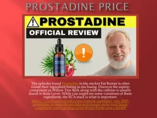 the ephedra found prostadine in the stacker