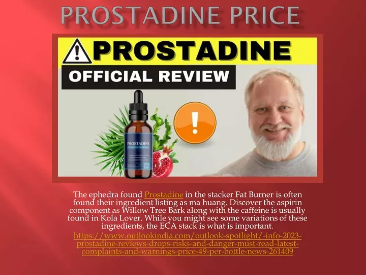 the ephedra found prostadine in the stacker