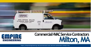 Connect with the best commercial HVAC service contractors in Milton, MA, at Empire Engineering