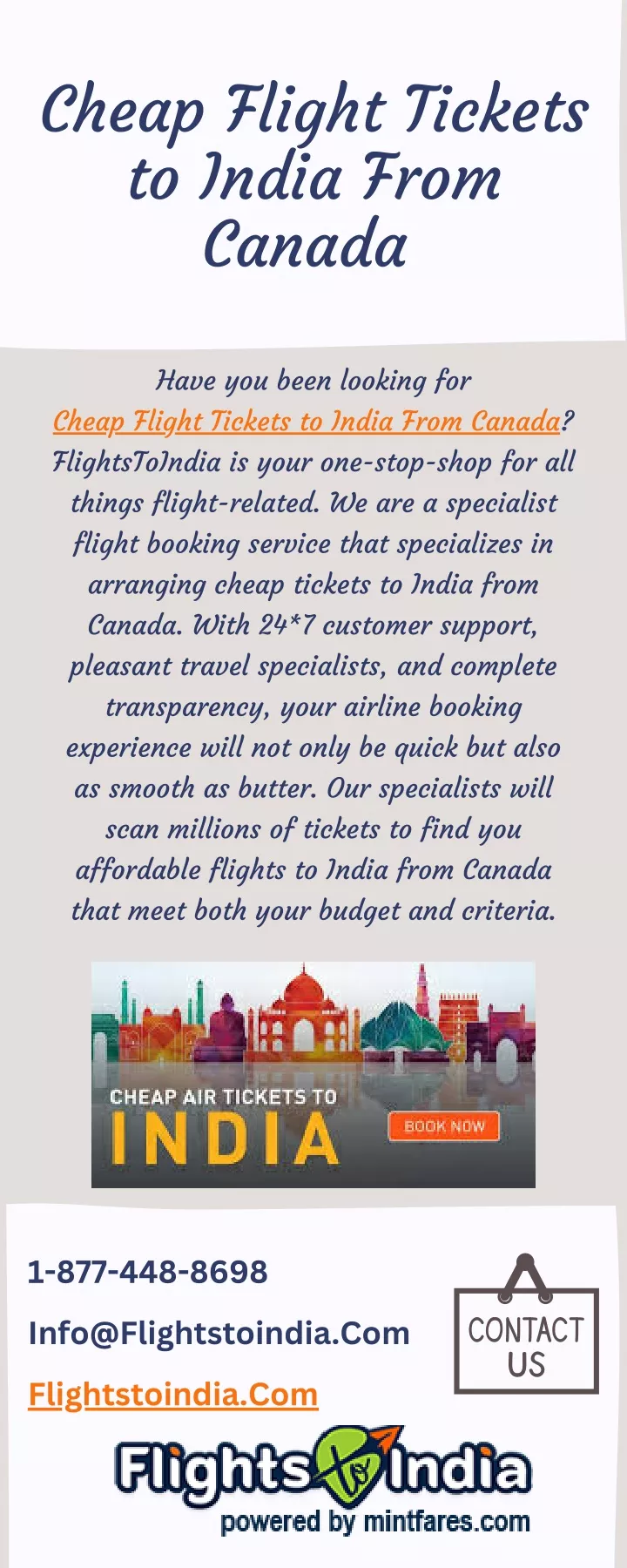 cheap flight tickets to india from canada